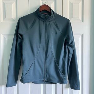 NorthFace blue gray light jogger jacket